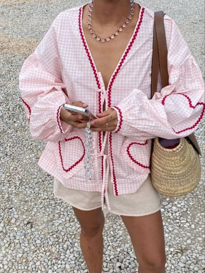 MILA - Heart Blouse