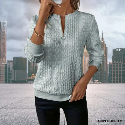 Mia - Zip-Up Sweater