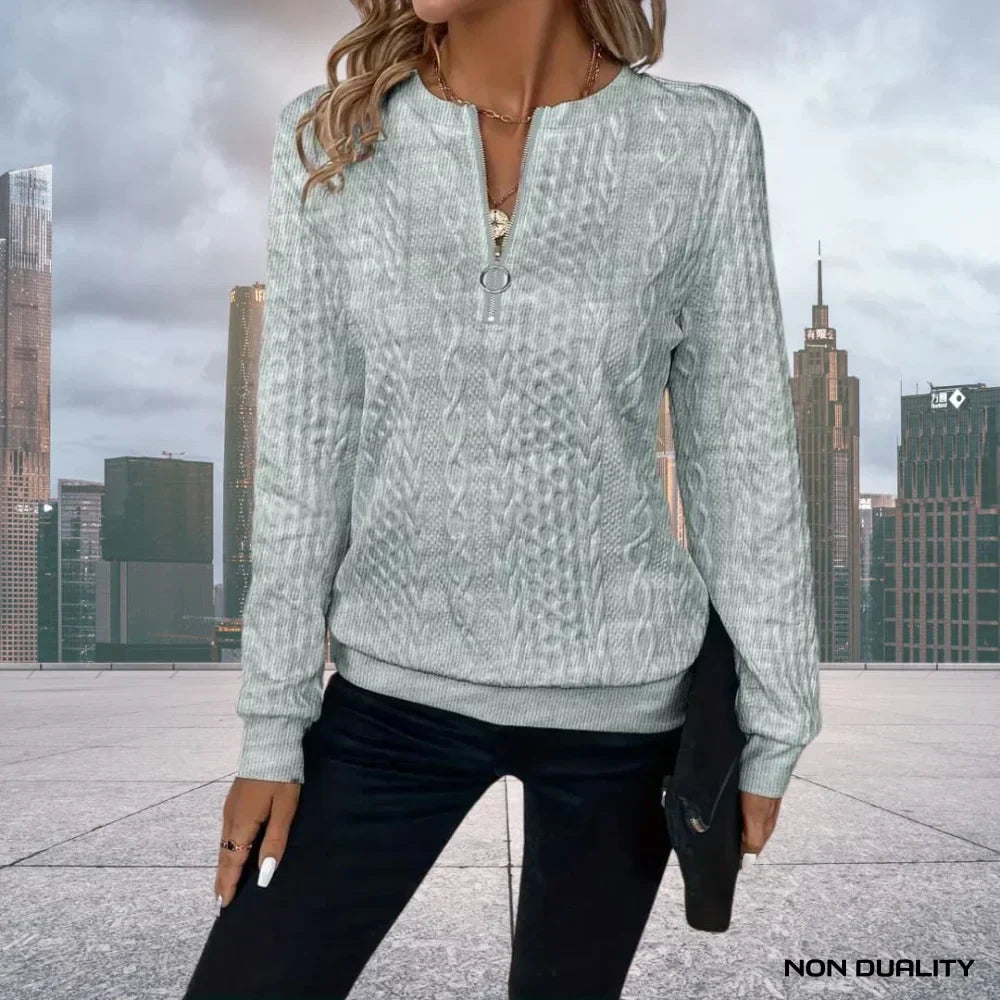 Mia - Zip-Up Sweater