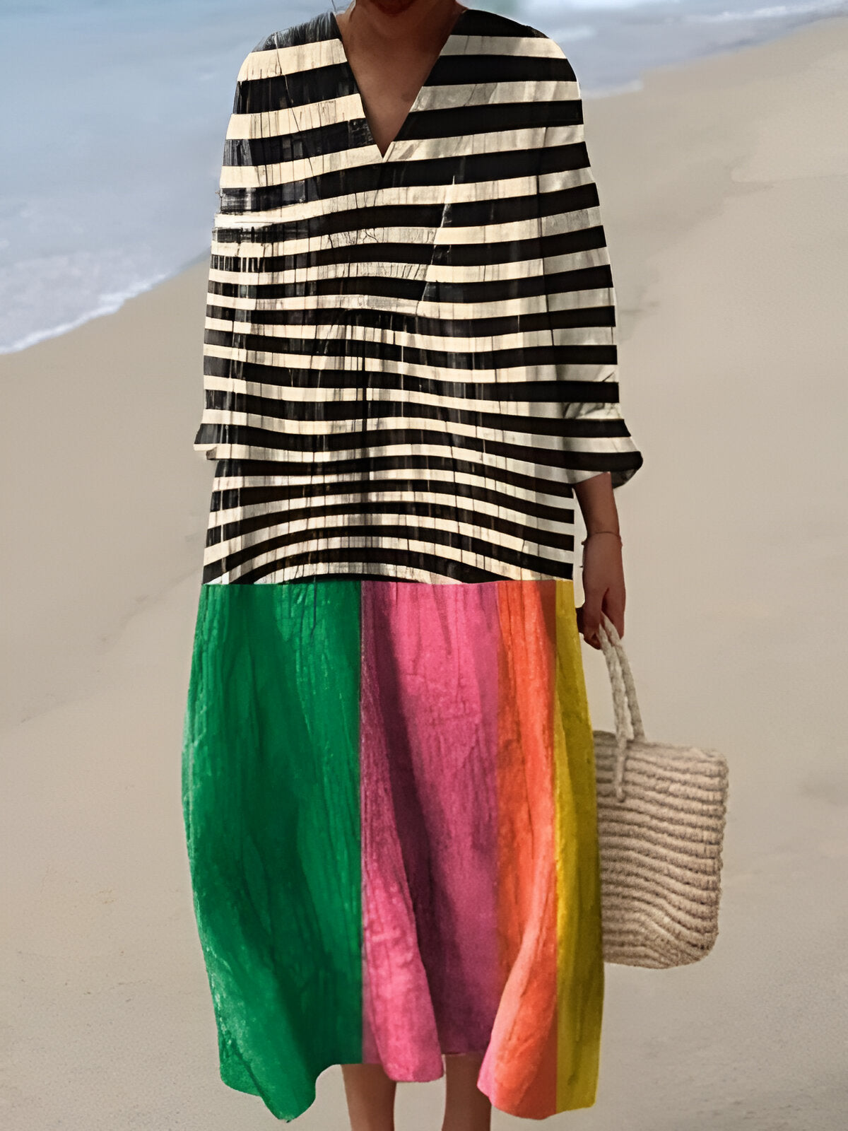 Alida™ | Printed Summer Breeze Dress