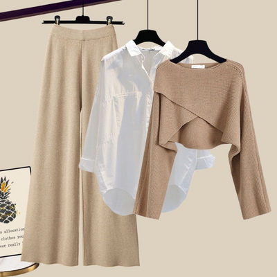 Jane™ - Comfortable three-piece set with long sleeves