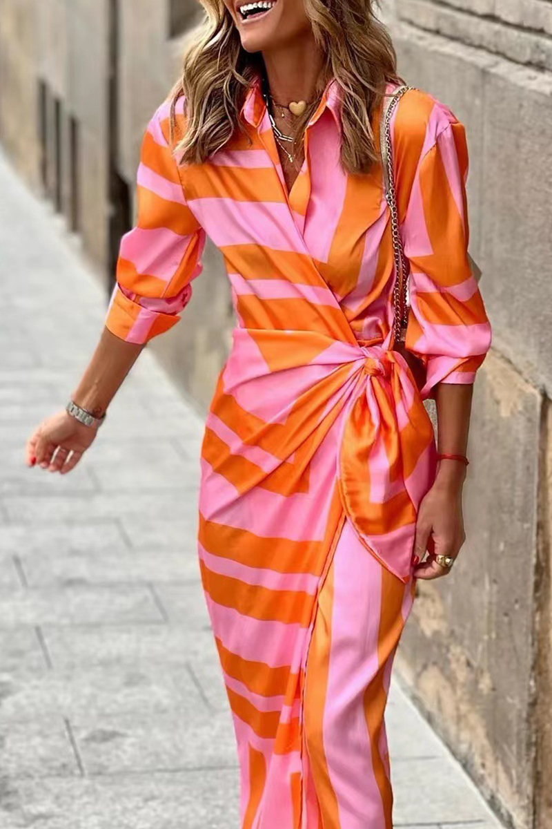 Solana™ - Printed Wrap Dress