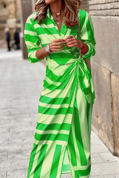 Solana™ - Printed Wrap Dress