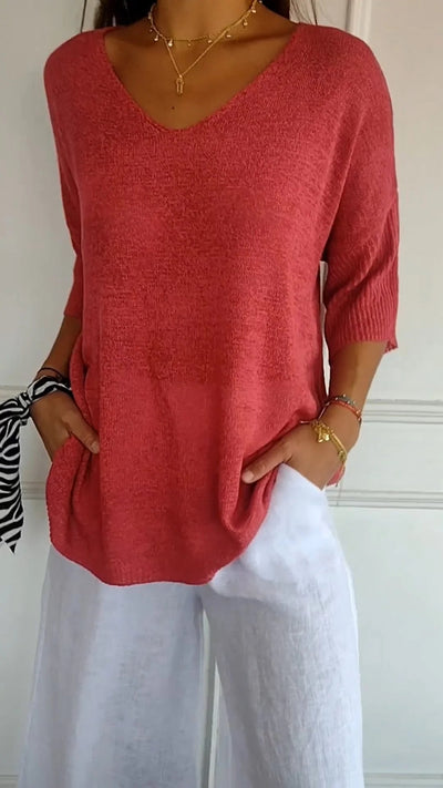 Mia™ Elegant Knit Top