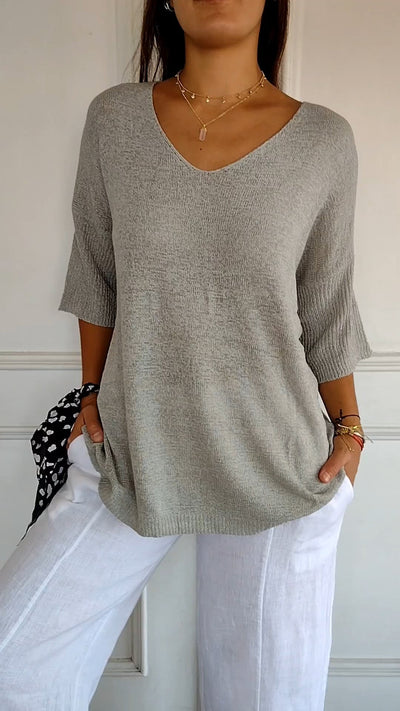 Mia™ Elegant Knit Top