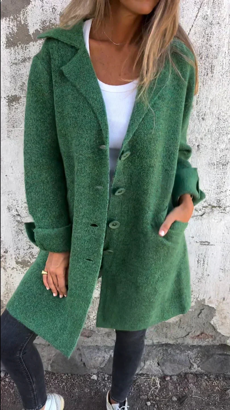 Isabella™ - Casual Long Coat With Cuffs