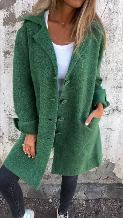 Isabella™ - Casual Long Coat With Cuffs