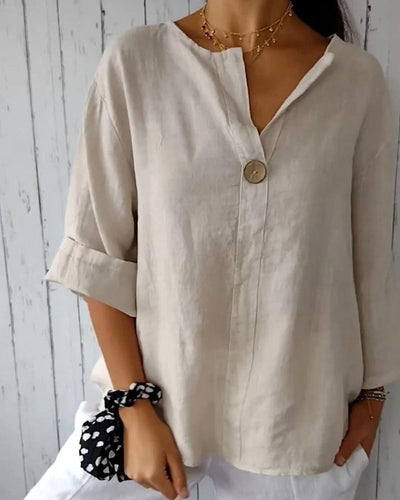 Jessa™ - Casual V-Neck Blouse