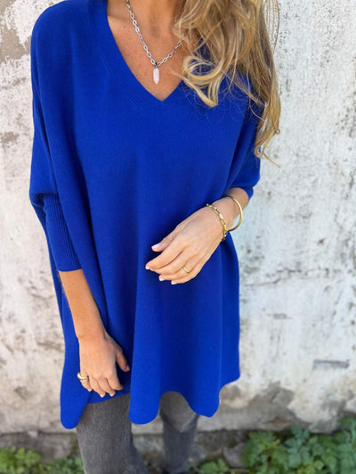 Grace™ - Comfortable V-neck Long Sleeve Sweater