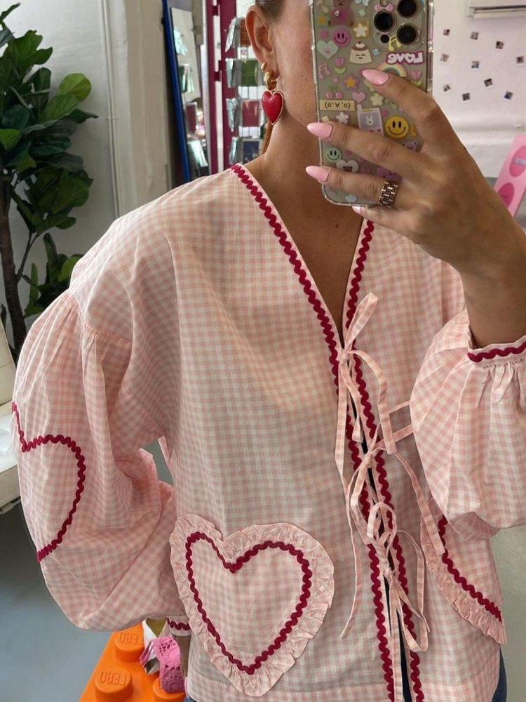 MILA - Heart Blouse