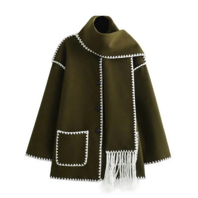 Viona™ - Comfortable wool cape jacket