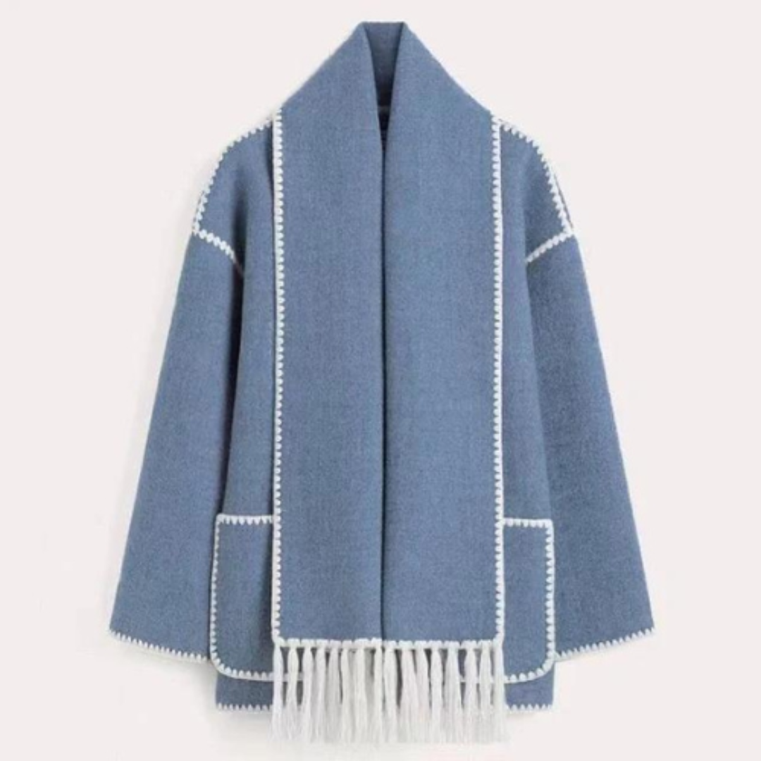Viona™ - Comfortable wool cape jacket