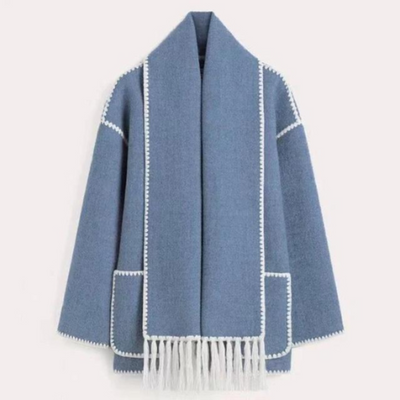 Viona™ - Comfortable wool cape jacket