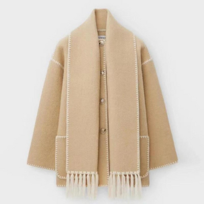 Viona™ - Comfortable wool cape jacket