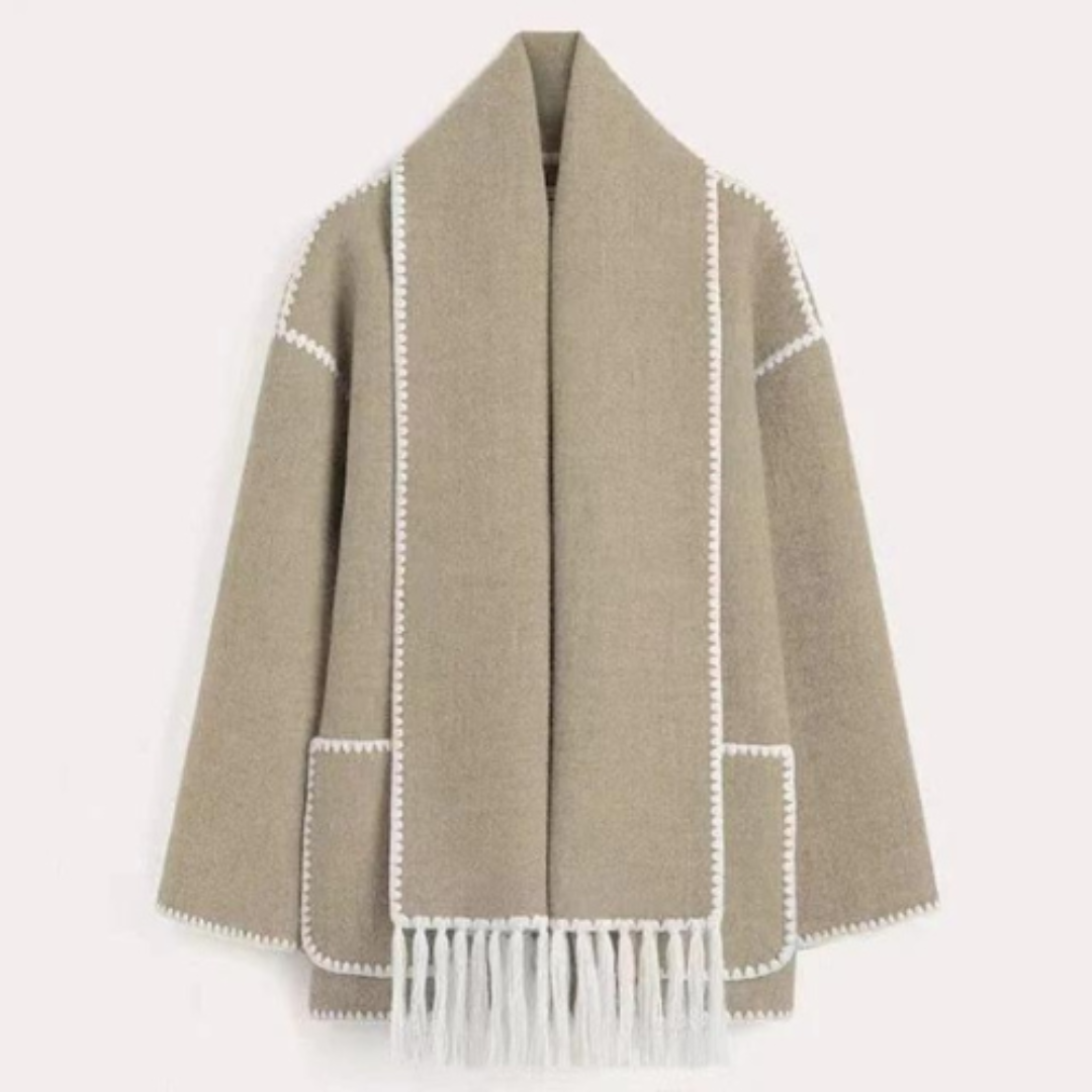 Viona™ - Comfortable wool cape jacket