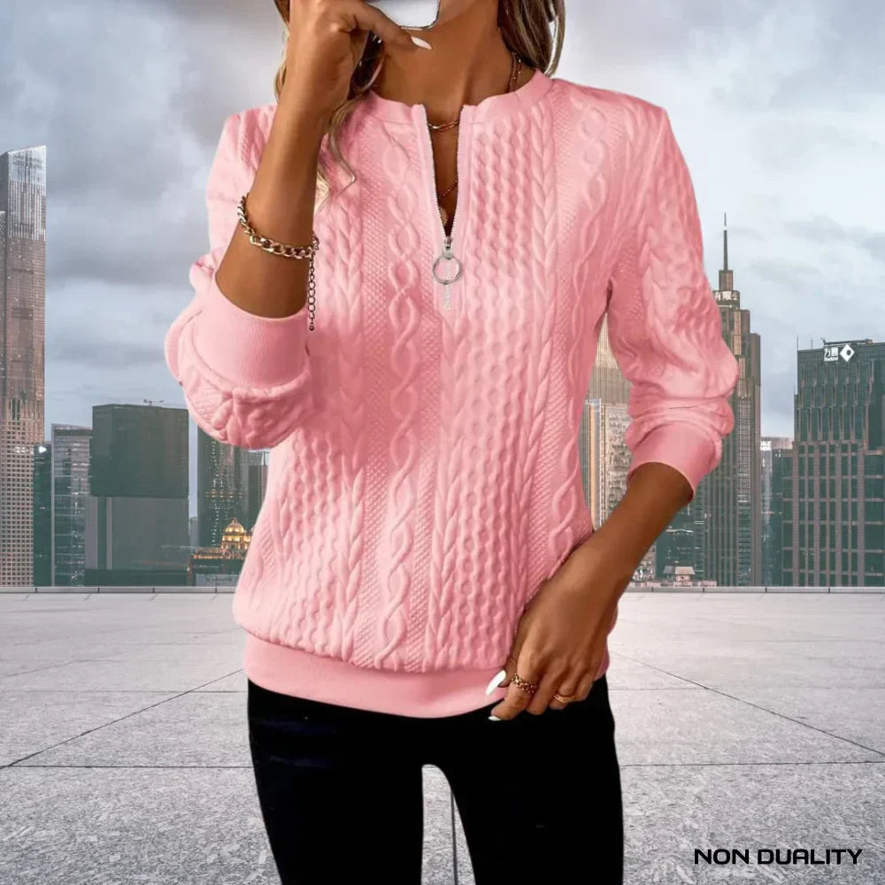 Mia - Zip-Up Sweater