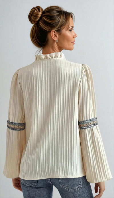 Valerie™ - Stunning V-Neck Blouse