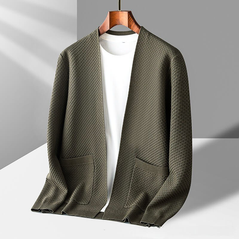 James™  - Comfortable Honeycomb Cardigan