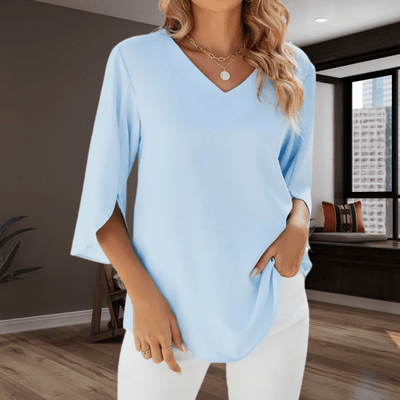 CARA - V-neck Blouse