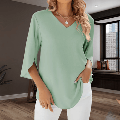 CARA - V-neck Blouse