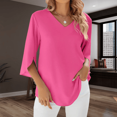 CARA - V-neck Blouse