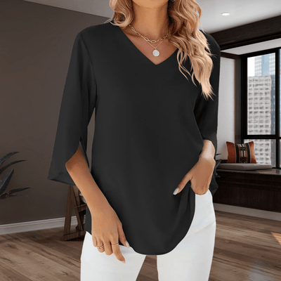 CARA - V-neck Blouse