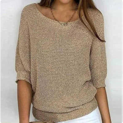 Eunice™ - Relaxed Knit Top