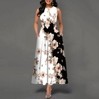 Bianca™ - Casual Sleeveless Dress with Flared Skirt