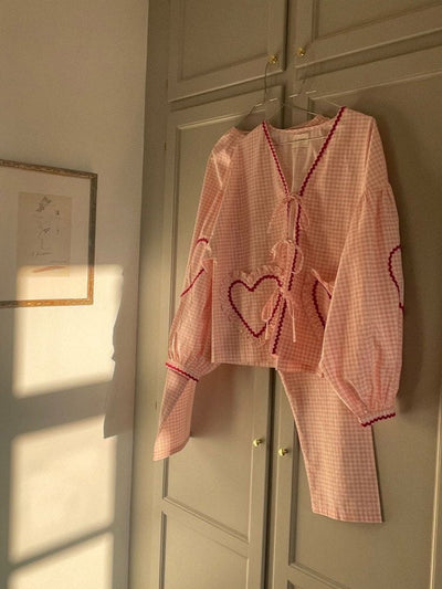 MILA - Heart Blouse