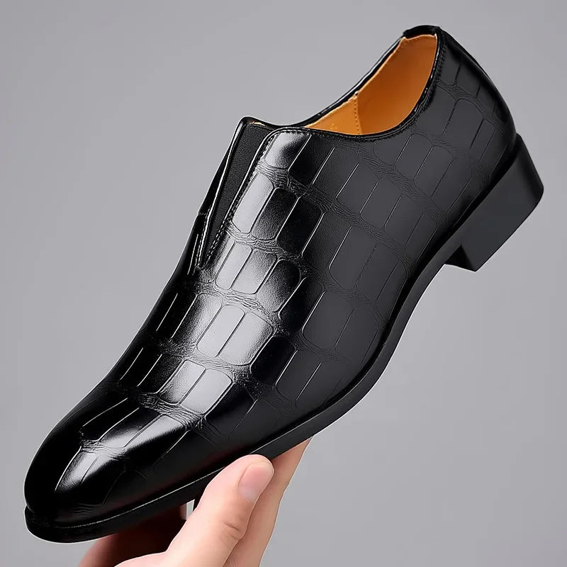 Noah™ - Stylish Stone Pattern Slip-on Loafers