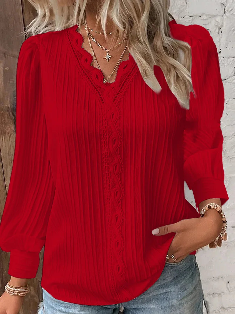 Camillia™ - Elegant Pintuck Blouse