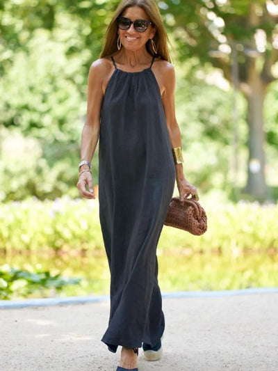 Gina™ - Long Halter Dress