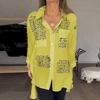 Callista™ - Handwritten Button-Up Shirt