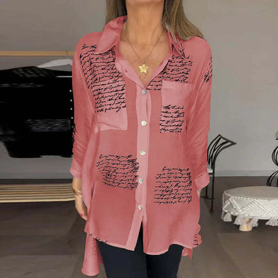Callista™ - Handwritten Button-Up Shirt