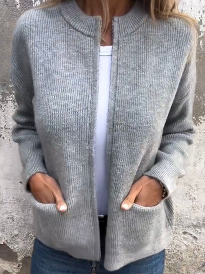 Marcia™ - Cozy zip-up cardigan