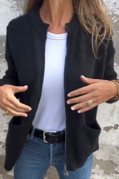 Marcia™ - Cozy zip-up cardigan