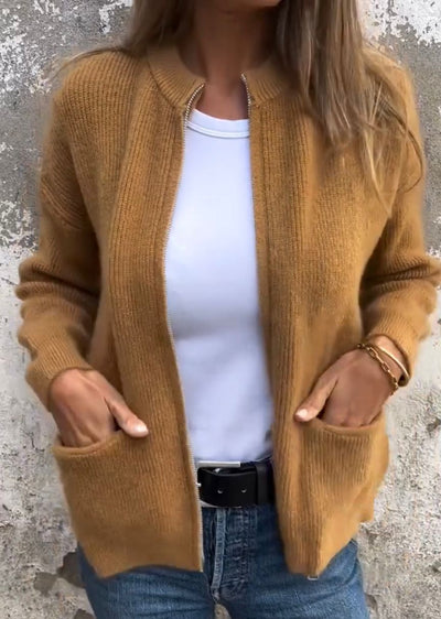 Marcia™ - Cozy zip-up cardigan