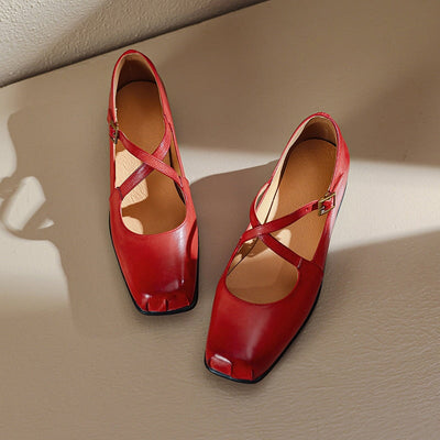 Isabeau - Comfortable Soft Bottom Mary Jane Shoes