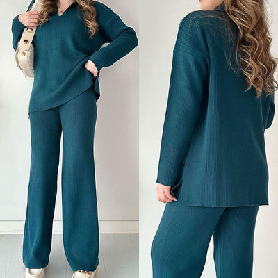 Lily™ - Comfortable V-neck Co-ord Set